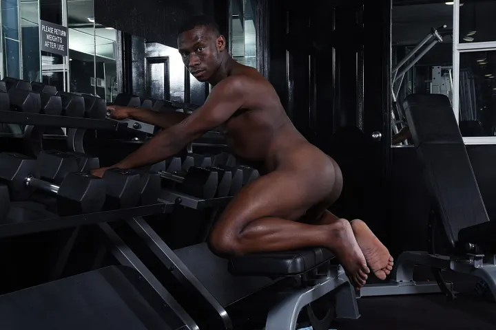 Lelaki Berotot Hitam Adonis Courverture Parker Payne Gim Seks 14