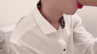 BL Hunk Asked to Give Blowjob in Bathroom